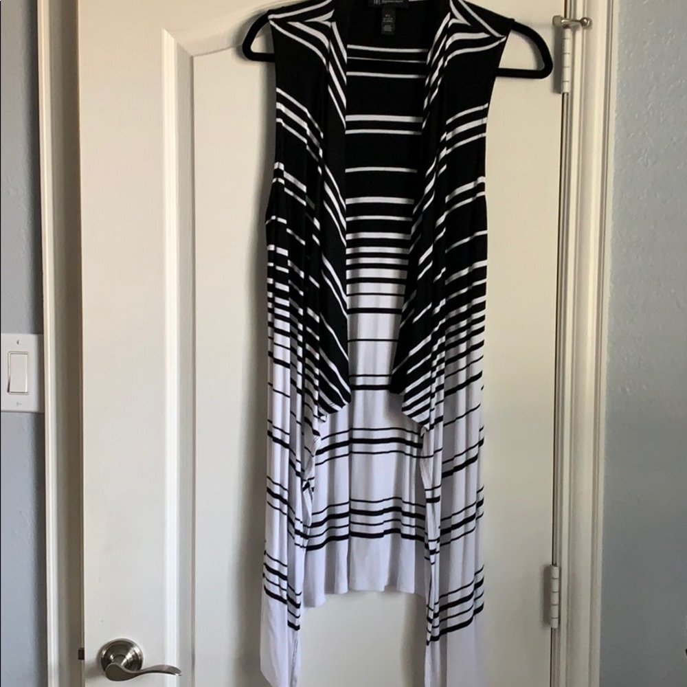 Black/White Cardigan